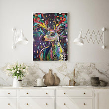 Lade das Bild in den Galerie-Viewer, Elch - runder runder Diamant - 30x40cm