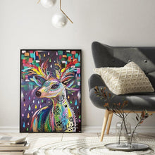 Lade das Bild in den Galerie-Viewer, Elch - runder runder Diamant - 30x40cm