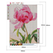 Lade das Bild in den Galerie-Viewer, Blume - voller runder Diamant - 30x40cm