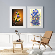 Lade das Bild in den Galerie-Viewer, Blume - voller runder Diamant - 30x40cm