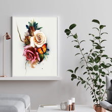 Lade das Bild in den Galerie-Viewer, Blume - volle Diamant-Malerei - 30x40cm