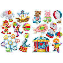 Lade das Bild in den Galerie-Viewer, 2 PCS DIY-Diamant-Malerei-Karikatur-Aufkleber