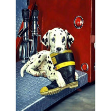 Lade das Bild in den Galerie-Viewer, Hund - volle Diamant-Malerei - 40x30cm