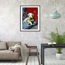 Lade das Bild in den Galerie-Viewer, Hund - volle Diamant-Malerei - 40x30cm
