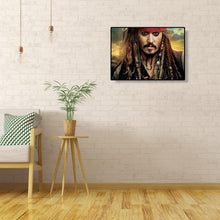 Lade das Bild in den Galerie-Viewer, Kapitän - volle Diamant-Malerei - 30x40cm