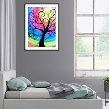 Lade das Bild in den Galerie-Viewer, Fantasy-Baum - voller Diamant-Malerei - 40x30cm