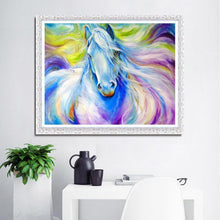 Lade das Bild in den Galerie-Viewer, Pferd Malerei - volle Diamant-Malerei - 40x30cm