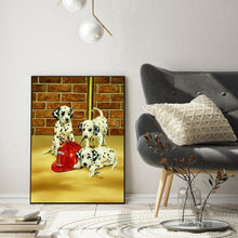 Lade das Bild in den Galerie-Viewer, Hund - volle Diamant-Malerei - 30x40cm