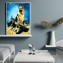 Lade das Bild in den Galerie-Viewer, Hund - volle Diamant-Malerei - 30x40cm