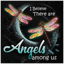 Lade das Bild in den Galerie-Viewer, Libelle - volle Diamant-Malerei - 30x30cm