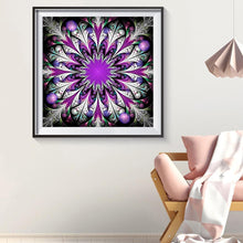 Lade das Bild in den Galerie-Viewer, Wunderschöne Blumen - volle Diamant-Malerei - 30x30cm