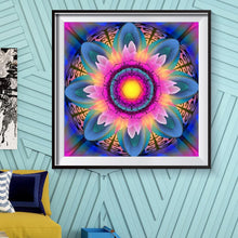 Lade das Bild in den Galerie-Viewer, Wunderschöne Blumen - volle Diamant-Malerei - 30x30cm