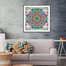 Lade das Bild in den Galerie-Viewer, Wunderschöne Blumen - volle Diamant-Malerei - 30x30cm