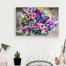 Lade das Bild in den Galerie-Viewer, Wunderschöne Blumen - volle Diamant-Malerei - 40x30cm