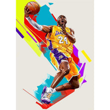 Lade das Bild in den Galerie-Viewer, Schwarze Manba Athlet - volle Diamant-Malerei - 30x40cm