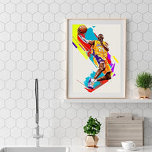 Lade das Bild in den Galerie-Viewer, Schwarze Manba Athlet - volle Diamant-Malerei - 30x40cm