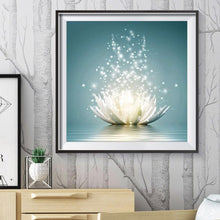 Lade das Bild in den Galerie-Viewer, Bloom Lotus Set - voller runder Diamant - 35x35cm