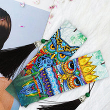 Lade das Bild in den Galerie-Viewer, 2pcs Eule-DIY Diamond Painting Lesezeichen