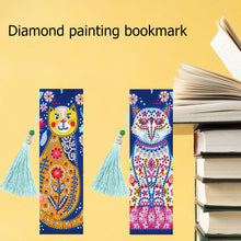 Lade das Bild in den Galerie-Viewer, 2pcs Katze-DIY Diamond Painting Lesezeichen