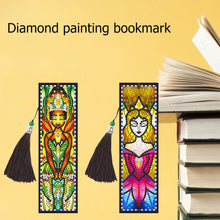 Lade das Bild in den Galerie-Viewer, 2pcs Girl-DIY Diamond Painting Lesezeichen

