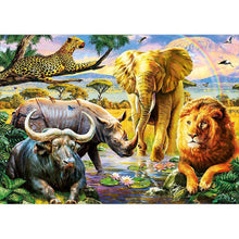 Lade das Bild in den Galerie-Viewer, Elefant - volle Diamant-Malerei - 40x30cm