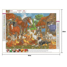 Lade das Bild in den Galerie-Viewer, Pferd - volle Diamant-Malerei - 40x30cm
