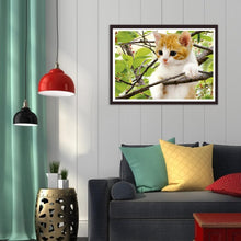 Lade das Bild in den Galerie-Viewer, Katze - volle Diamant-Malerei - 30x40cm