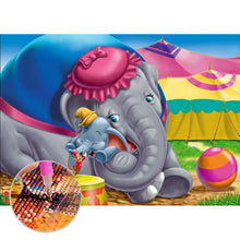 Lade das Bild in den Galerie-Viewer, Elefant - volle Diamant-Malerei - 30x40cm