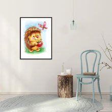 Lade das Bild in den Galerie-Viewer, Igel - volle Diamant-Malerei - 30x40cm