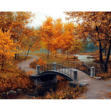 Lade das Bild in den Galerie-Viewer, Brücke - volle Diamant-Malerei - 30x40cm