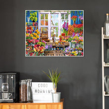 Lade das Bild in den Galerie-Viewer, Blumenladen - volle Diamant-Malerei - 30x40cm