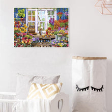 Lade das Bild in den Galerie-Viewer, Blumenladen - volle Diamant-Malerei - 30x40cm