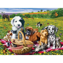 Lade das Bild in den Galerie-Viewer, Hund - volle Diamant-Malerei - 30x40cm