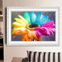 Lade das Bild in den Galerie-Viewer, Bunte Blume - volle Diamant-Malerei - 40x30cm