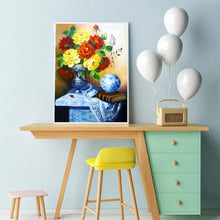 Lade das Bild in den Galerie-Viewer, Blumen - volle Diamant-Malerei - 30x40cm