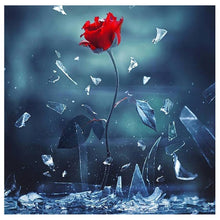 Lade das Bild in den Galerie-Viewer, Blume - volle Diamant-Malerei - 30x30cm