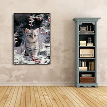 Lade das Bild in den Galerie-Viewer, Katze - volle Diamant-Malerei - 30x40cm