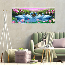 Lade das Bild in den Galerie-Viewer, Gänsesticker - voll diamantbemalen - 50x100cm