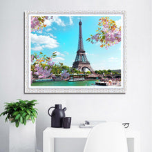 Lade das Bild in den Galerie-Viewer, Eiffelturm - volle Diamant-Malerei - 40x30cm