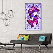 Lade das Bild in den Galerie-Viewer, Schmetterling - volle Diamant-Malerei - 30x48cm
