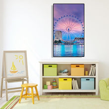 Lade das Bild in den Galerie-Viewer, Riesenrad - Volldiamant-Malerei - 30x48cm