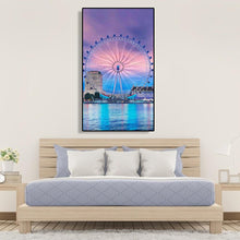 Lade das Bild in den Galerie-Viewer, Riesenrad - Volldiamant-Malerei - 30x48cm
