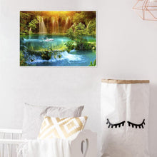 Lade das Bild in den Galerie-Viewer, Wald Schwan See - volle Diamant-Malerei - 40x30cm