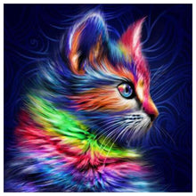 Lade das Bild in den Galerie-Viewer, Volle Catpicture - volle Diamant-Malerei - 30x30cm