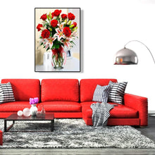 Lade das Bild in den Galerie-Viewer, Blume - volle Diamant-Malerei - 30x40cm