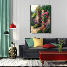 Lade das Bild in den Galerie-Viewer, Blume Wandtor - volle Diamant-Malerei - 30x40cm