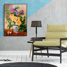 Lade das Bild in den Galerie-Viewer, Blumenvasen - volle Diamant-Malerei - 30x40cm