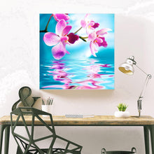 Lade das Bild in den Galerie-Viewer, Blumen - volle Diamant-Malerei - 30x30cm