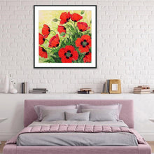 Lade das Bild in den Galerie-Viewer, Blumenblatt - volle Diamant-Malerei - 30x30cm