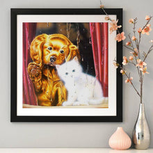 Lade das Bild in den Galerie-Viewer, Daze Hund Catset - voller Diamant-Malerei - 30x30cm